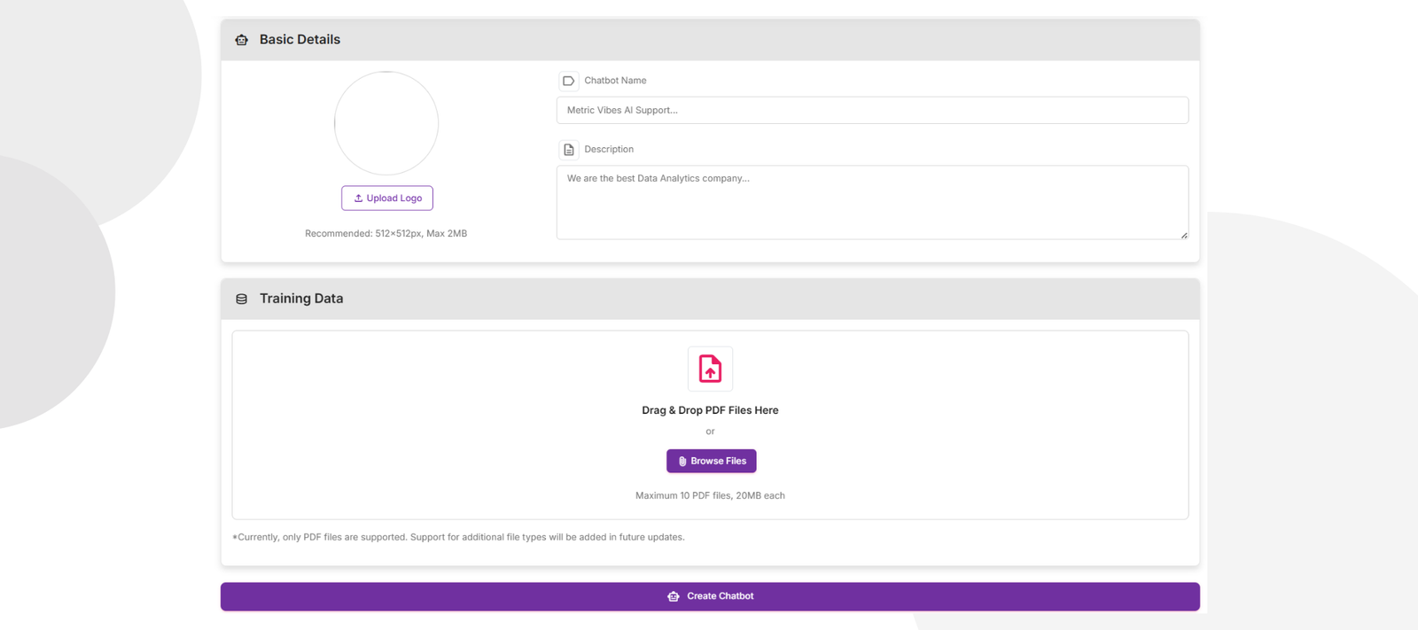 Step 1 - Upload Documents
